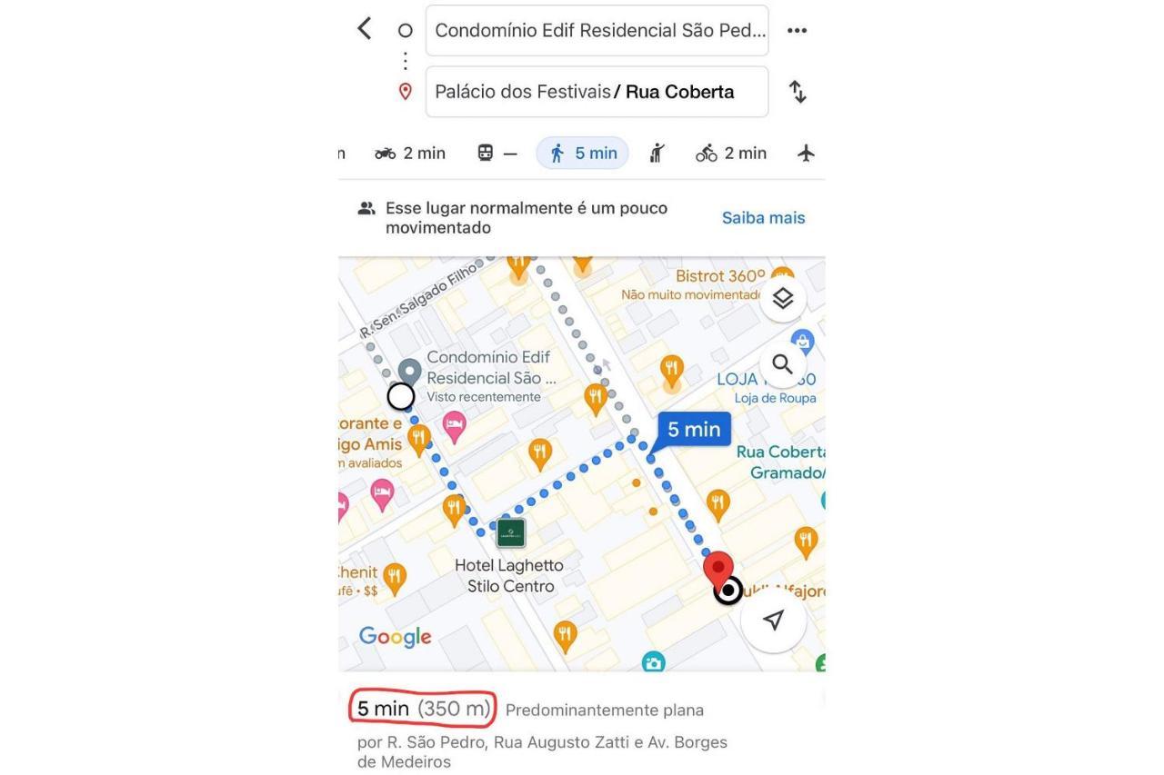 Amplo Apartamento Ao Lado Da Rua Coberta 格拉玛多 外观 照片